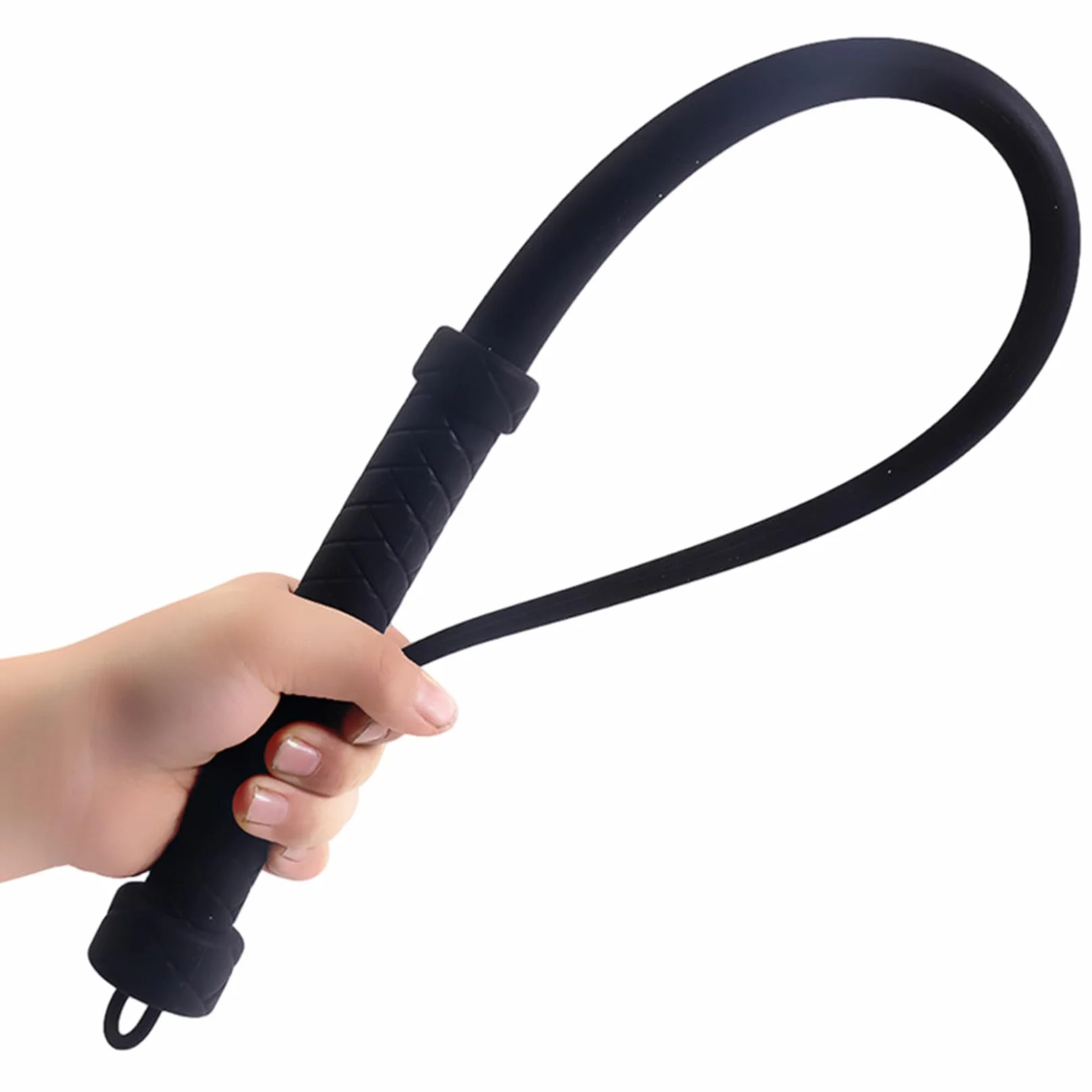 Fouet pour Cheval, cravache en Silicone de 24 Pouces de Long, léger et Confortable avec poignée antidérapante, équitation Portable pour l'entraînement, fouets