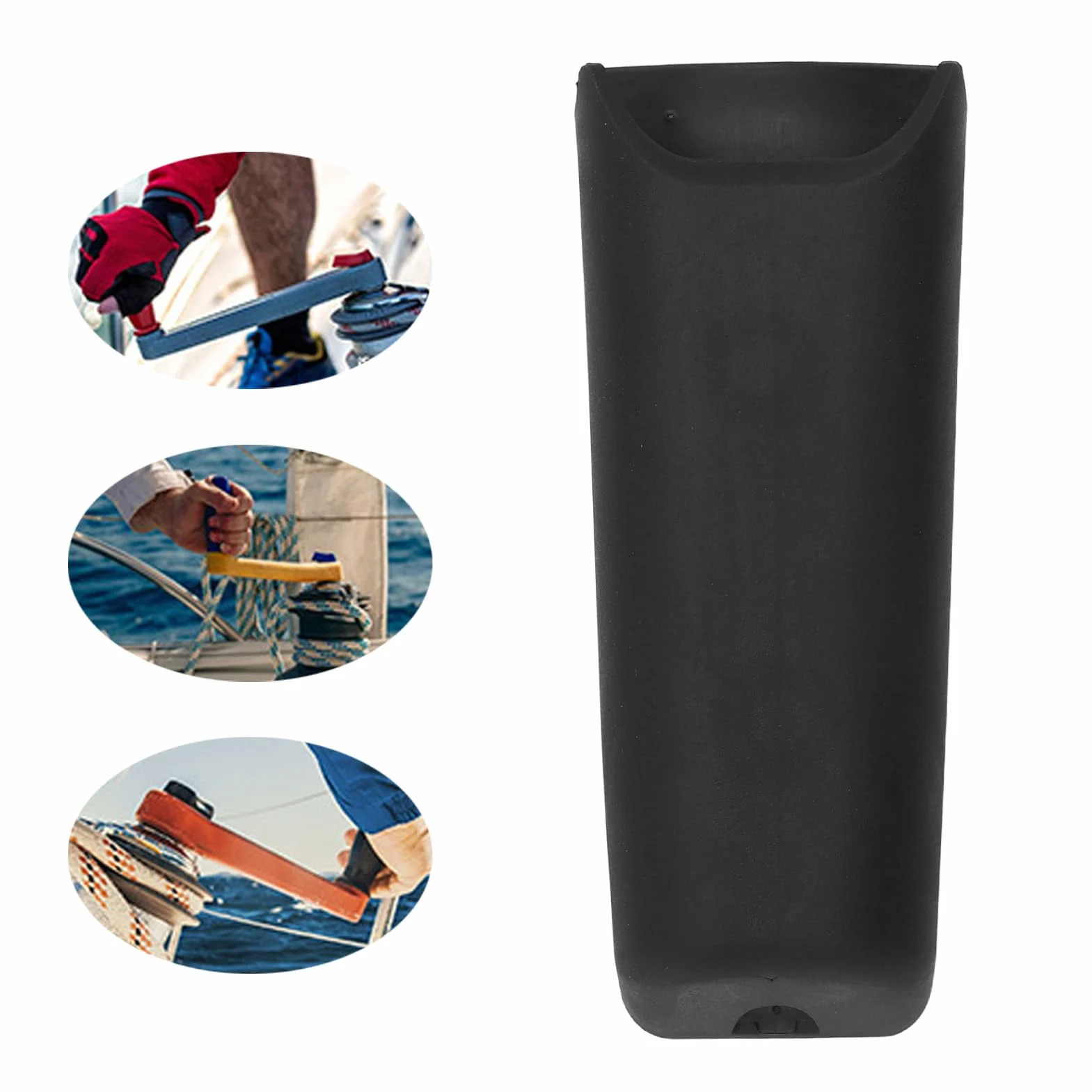 Ejoyous Porte-Manivelle de Winch, Poche à Manivelle de Winch en PVC, Boîte de Rangement pour de Marine, pour Yachts et Bateaux