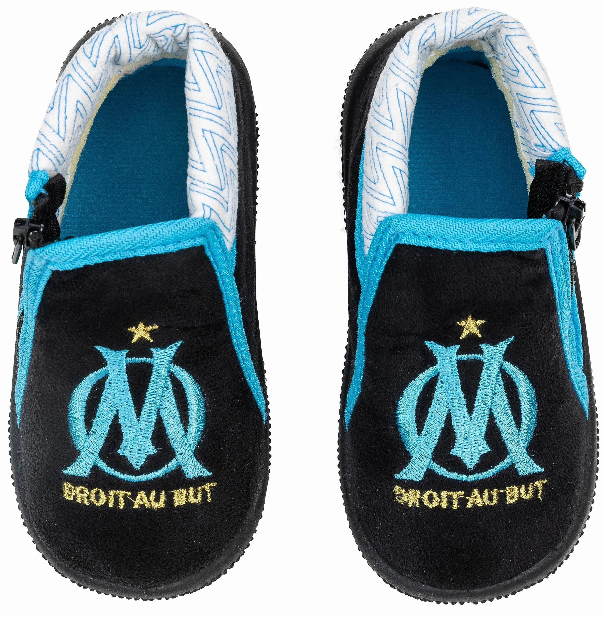 OLYMPIQUE DE MARSEILLE Chaussons bébé garçon Om - Collection Officielle