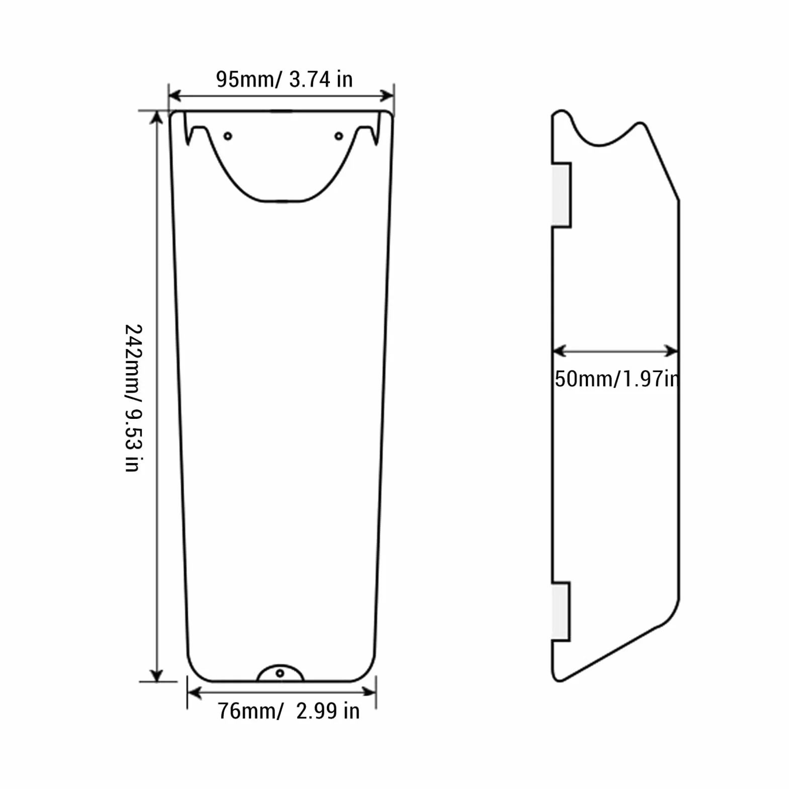 Ejoyous Porte-Manivelle de Winch, Poche à Manivelle de Winch en PVC, Boîte de Rangement pour de Marine, pour Yachts et Bateaux