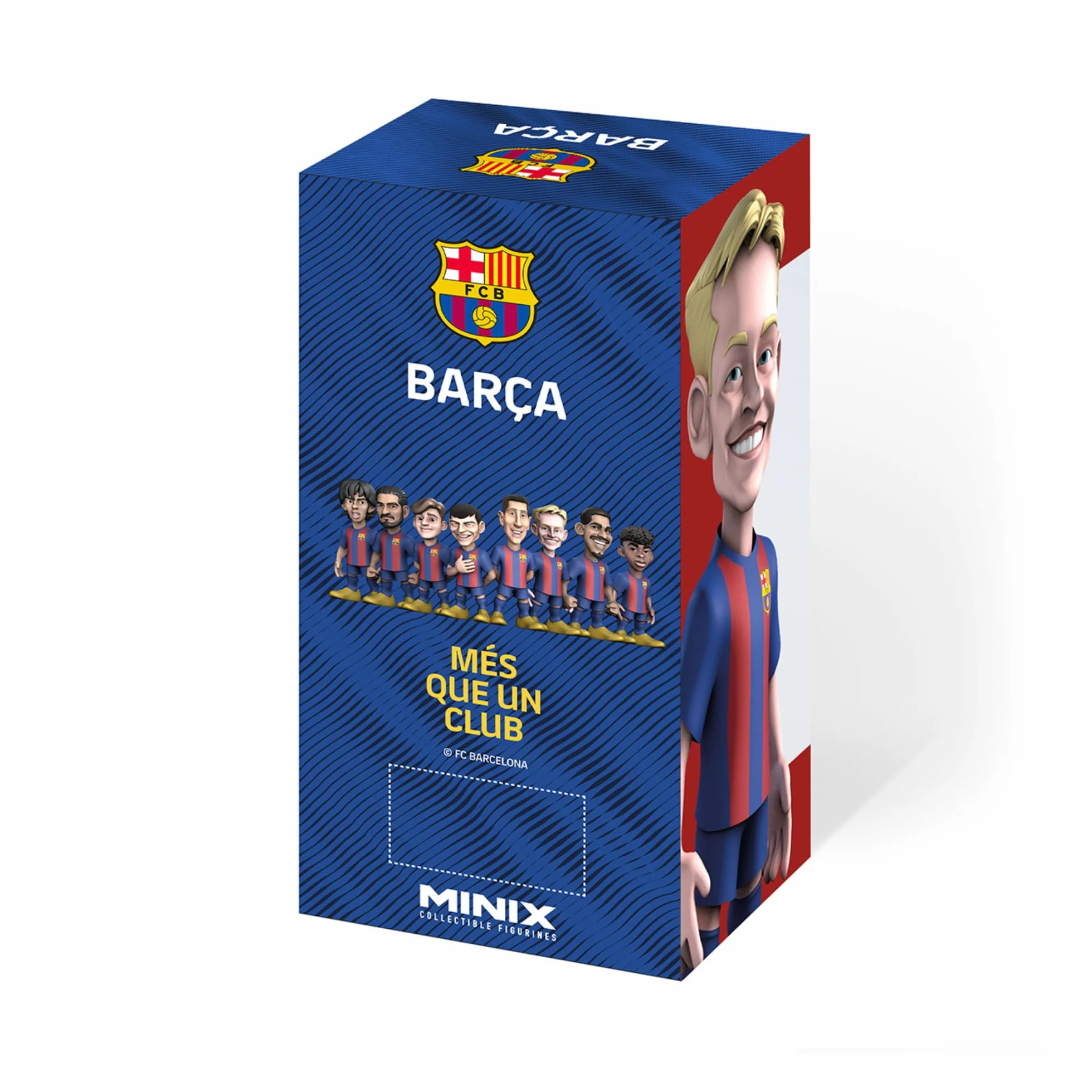 MINIX - Football Stars #188 - FC Barcelone - Frenkie De Jong 21- Figurine à Collectionner 12 cm