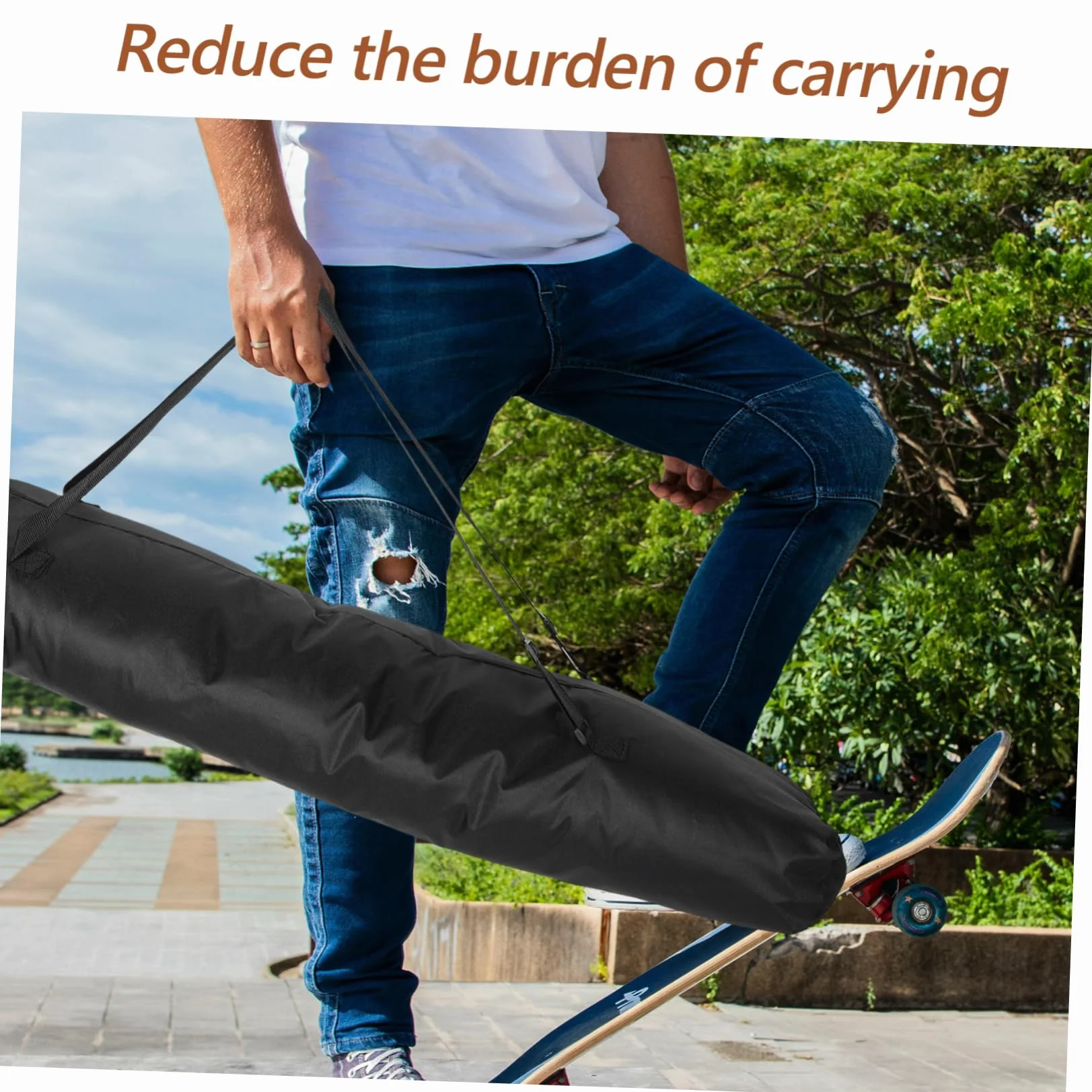À Skateboard Tissu Oxford Imperméable Grand De Transport pour Activités De Plein Air Et Rangement De Skateboard