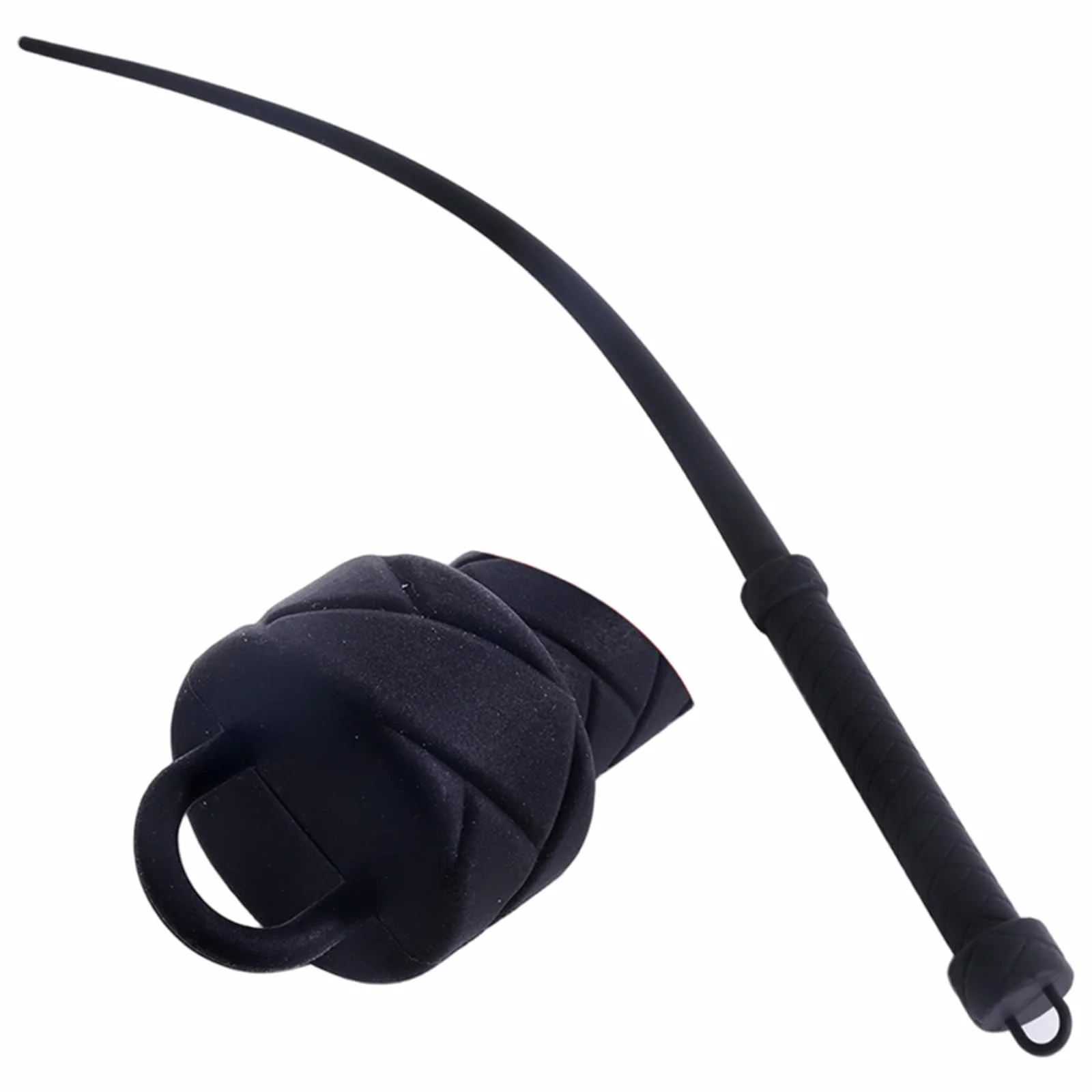 Fouet pour Cheval, cravache en Silicone de 24 Pouces de Long, léger et Confortable avec poignée antidérapante, équitation Portable pour l'entraînement, fouets