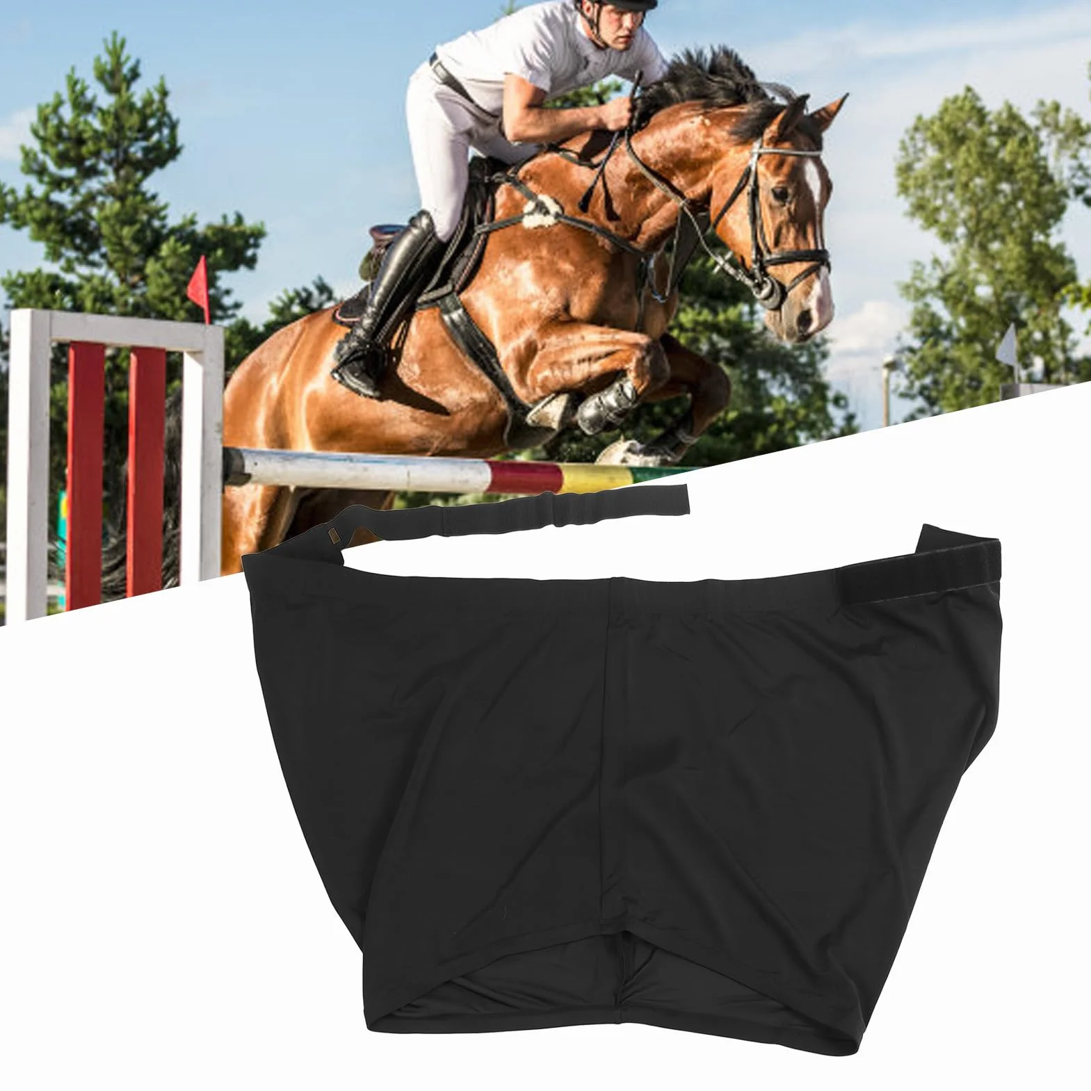 Zerodis Protège-épaules de Cheval, Protège-épaules de Cheval, Respirant, Lavable en Machine pour Montrer