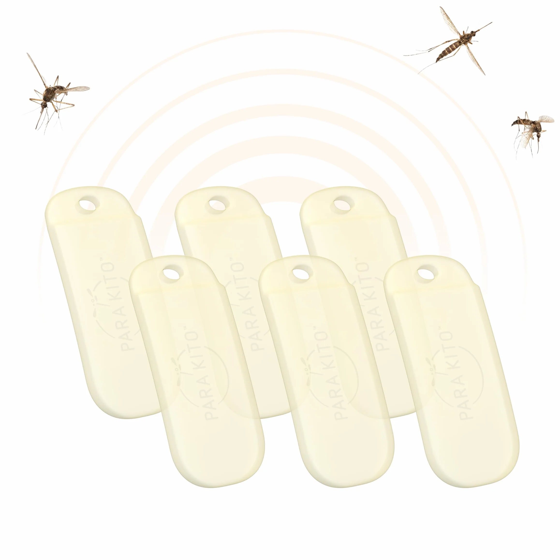BIOSYNEX - PARAKITO - Recharges pour Bracelets Anti-Moustiques - 6 Plaquettes Recharges (4 + 2 Offertes) - 3 Mois de Protection (6x15 Jours) - Sans DEET