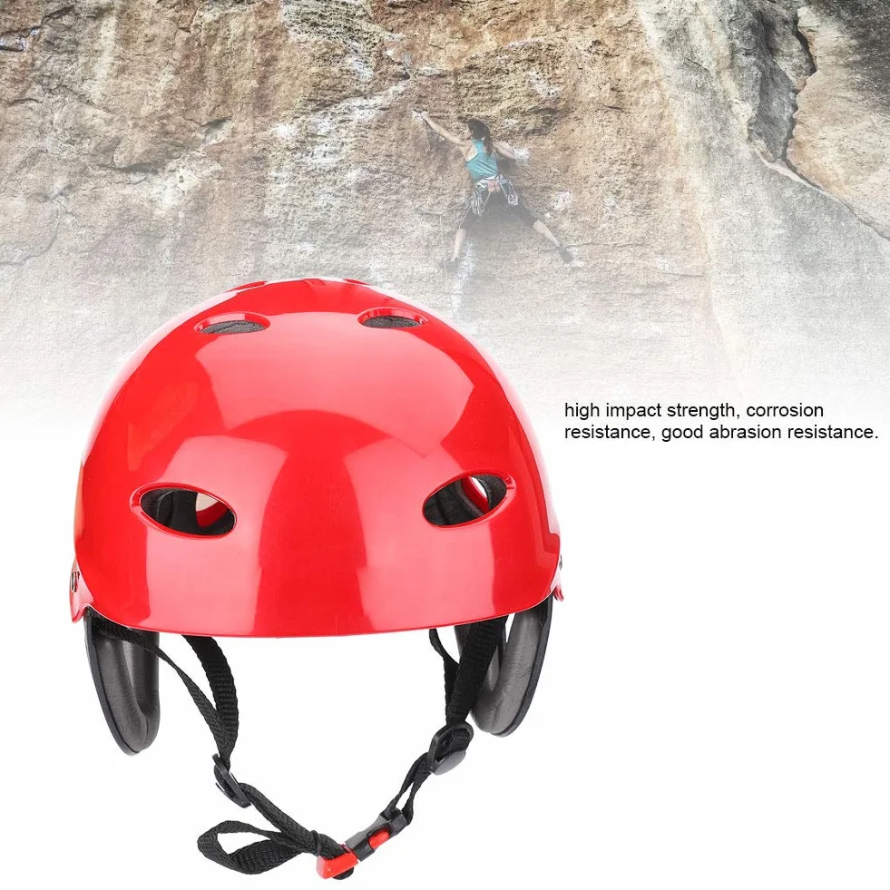 Casque d'escalade, Casque de Sport résistant à la Corrosion, Bonne résistance à l'abrasion Haute résistance aux Chocs pour l'alpinisme Escalade spéléologie Kayak